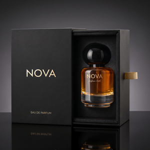 Flacon pulvérisateur de <span class=keywords><strong>parfum</strong></span> 30 ml en verre transparent carré avec base épaisse, logo personnalisé, boîte, fabricant OEM ODM avec diffuseur à bâtonnets - Product Image 1