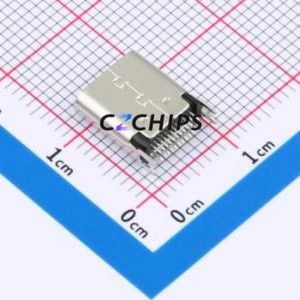 UC12-0B24F00P11 USB Connector SMD Connector ( Connector Type: Type-C )( Gender: Female )( Mounting Type: Clamp Plate ) - Product Image 2
