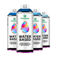 Peinture en aérosol à base d'eau écologique - Antirouille, finition haute brillance pour projets de bricolage et industriels
