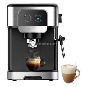<span class=keywords><strong>Machine</strong></span> à café ANWELL à une touche avec mousseur à lait, <span class=keywords><strong>machine</strong></span> à café <span class=keywords><strong>compacte</strong></span> du <span class=keywords><strong>grain</strong></span> à la tasse pour la maison et le bureau (acier inoxydable) - Product Image 4