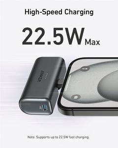 <span class=keywords><strong>Anker</strong></span> Nano Power Bank con conector plegable integrado de 5000mAh Cargador portátil 22,5 W - Product Image 2