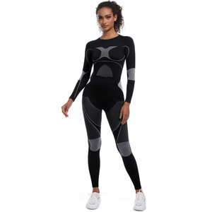 Womens Thermal Underwear Thermal <strong>Base</strong> <strong>Layers</strong> Women - Ski Wear Ladies Compression Athletic Long Johns <strong>Skins</strong> Set - Product Image 1