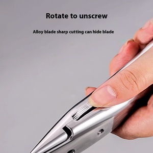 Dao cá mập dao cố định với vỏ nhựa để cắt thảm, nhựa vinyl, cao su, gạch thảm, vải sơn vv - Product Image 4