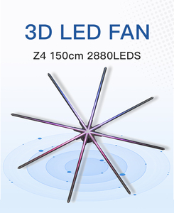 150cm WiFi 3D Projector Advertising Display Fan 8 Blades LED Holographic High Resolution Logo Z4 3d Projector Z4 - Product Image 4