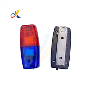 Luce di avvertimento portatile blu rosso impermeabile luce <span class=keywords><strong>Led</strong></span> spalliera del traffico con torcia elettrica - Product Image 2