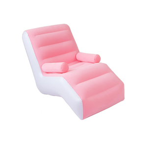 <span class=keywords><strong>PVC</strong></span> <span class=keywords><strong>Inflatable</strong></span> boong ghế 55*30*34 inch màu hồng nâu màu có thể gập lại phòng chờ ghế cho phòng ngủ và phòng khách trong nhà sofa phòng chờ - Product Image 1