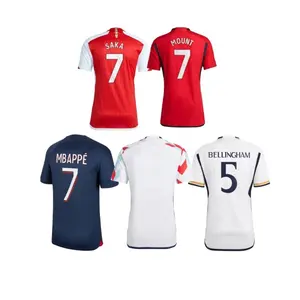 Grosir Thailand gaya baru Fan Player baju sepak bola baru Jersey sepak bola 2023 2024