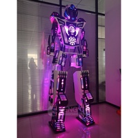 Костюм робота Shengchi на ходулях из ЭВА с LED-экраном, программируемый, с батареей, для взрослых, для выступлений и мероприятий