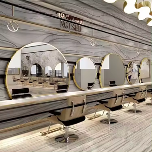 Meubles de salon de coiffure de haute qualité <span class=keywords><strong>et</strong></span> bon marché Miroir mural à LED pour salon de coiffure <span class=keywords><strong>et</strong></span> maquillage - Product Image 4