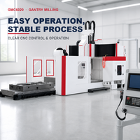 Centre d'usinage à portique GMC6020 avec commande CNC allemande, broche BT50, 24 outils ATC, fraiseuse robuste