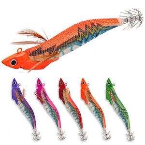 Señuelo Luminoso Flexible de 13.4cm y 38.5g para Pesca de Calamar, Sepia, Lubina y Zander en Agua Dulce y Profunda - Product Image 1