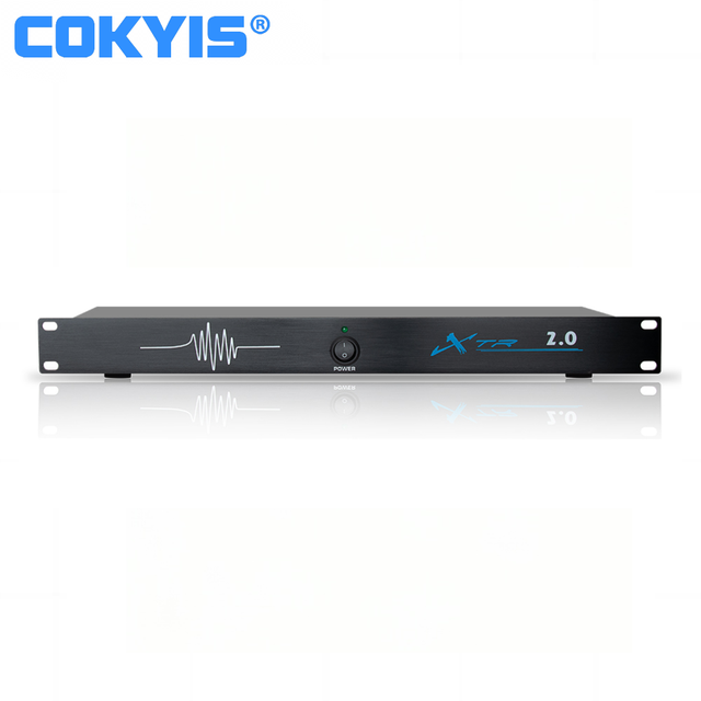 XTR2.0 Metal XLR 2 in 2 Out Digital Audio System Processor Feedback Suppressor for Stage Performance Mic Sound Equipment