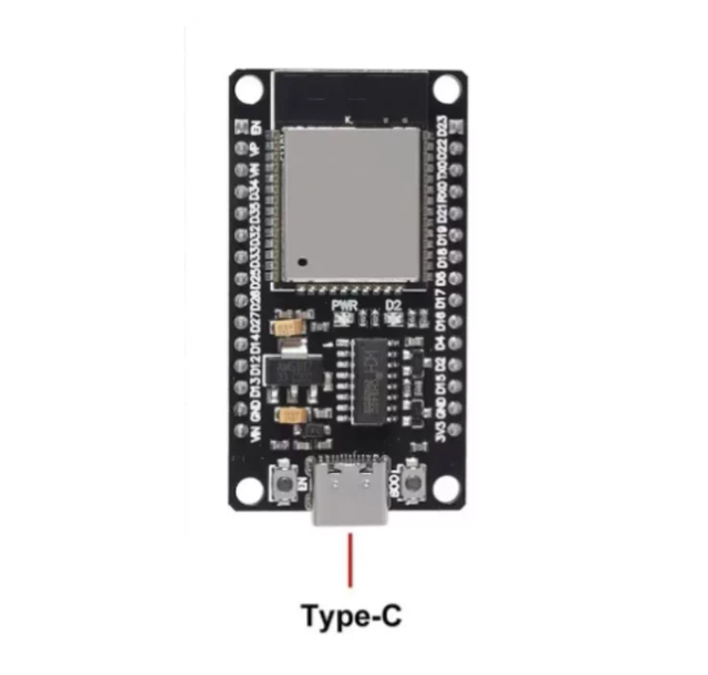 USB Type-C ESP32 Development Board CH340C WiFi + Blue-tooth Ultra-Low Power Dual-Core Expansion Board