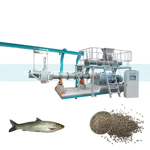 Machine de traitement pour la fabrication de granulés alimentaires pour truite d'intérieur Extrudeuse Alimentation pour poisson Truite