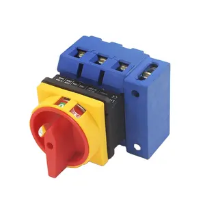 Changeover Switch 4 Position Rotary Switch 100A 690V Universal Latching Rotary Cam Selector Switch LW30-100