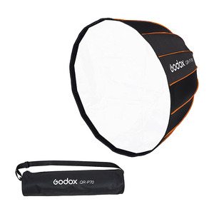 Godox QR-P70 70cm Parabol sâu Softbox cho Speedlite nhanh chóng phát hành Bowens núi STUDIO FLASH nhiếp ảnh bao gồm cả hộp - Product Image 1