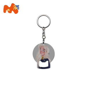 Personalizzato natale angelo e portachiavi personalizzato sublimazione spazi vuoti per il nuovo anno alla moda apribottiglie Idea regalo - Product Image 2