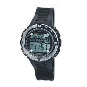 Lasika jam tangan kamuflase digital pria, arloji desain baru bentuk ABS lembut TPU tahan air 30 meter
