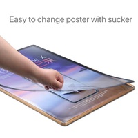 Cadre d'affiche éclairé LED de publicité de cinéma personnalisé Affichage mural 40x27 Caisses lumineuses magnétiques rétroéclairées LED