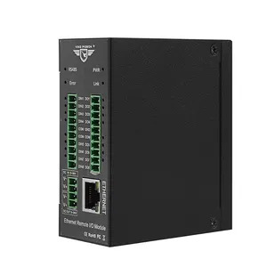 RS485 직렬 이더넷 변환기 원격 IO 모듈 Modbus TCP 고속 펄스 출력 스테퍼 모터 제어 16 DO