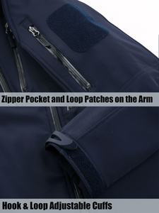 Chaqueta deportiva de diseño personalizado para hombre, de talla grande, transpirable, impermeable, de cuero, béisbol, Softshell, parches finos lisos - Product Image 4