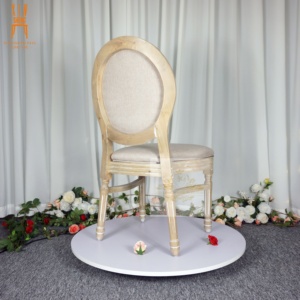 Silla <span class=keywords><strong>Luis</strong></span> con Respaldo Redondo, Nueva, Directo de Fábrica, para Alquiler en Bodas, Eventos, Banquetes y Fiestas - Product Image 5