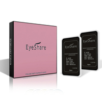 Boîte d'emballage pour lentilles de contact Eyeshare, boîte d'emballage pratique personnalisée pour lentilles de contact colorées, logo personnalisé pour lentilles de contact colorées