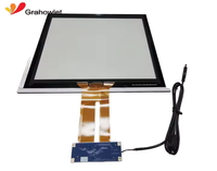 Panel de pantalla táctil USB PCAP industrial de 15 pulgadas 4:3 vidrio para uso médico, automotriz, robótica, exterior, agricultura, hogar inteligente