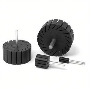 Supports de manchon Fervi pour outils électriques, ensemble de poignées en caoutchouc noir de 60 mm - Product Image 2