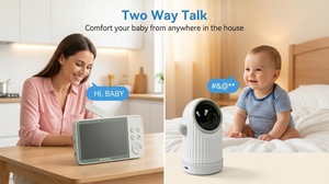 KT562H No <b>WiFi</b> Baby Monitor 5 Inch IPS Screen 720P HD Wireless Video Baby <b>Camera</b> with PTZ 5000mAh Battery Hacker-Proof - Product Image 3
