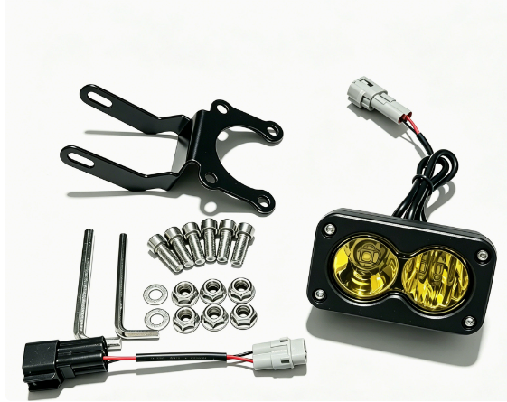 Lumière + support Surron + interrupteur à bouton-poussoir en plastique + acoes