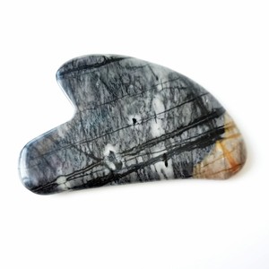 Popular vender Picasso Jasper guasha herramienta de forma de corazón, buena para <span class=keywords><strong>la</strong></span> salud punta guastone - Product Image 2