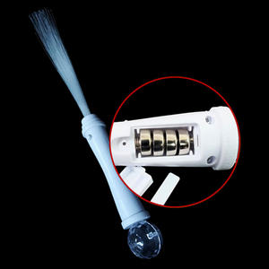 Fiber optik değnek çok renkli parlak çubuk kolye plastik LED Fiber optik değnek yanar - Product Image 3