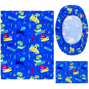 3 Piece Dinosaur Baby Boys <strong>Crib</strong> <strong>Bedding</strong> <strong>Sets</strong> with Baby Comforter <strong>Crib</strong> Sheet Pillowcase Nursery <strong>Bedding</strong> <strong>Set</strong> - Product Image 6