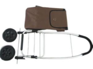 30KG Groothandel Opvouwbare Aluminium Draagbare Winkelwagen Bagagekar Supermarkt <span class=keywords><strong>Trolley</strong></span> Opvouwbare Boodschappenkar - Product Image 6