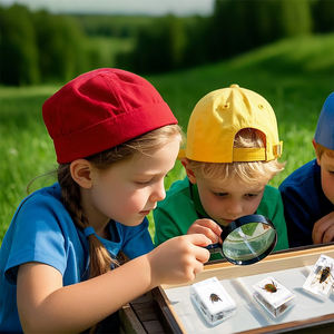 Echt Dier Kristal Blok Echt Insect Hert Kever Hars Specimen Collectie Voor Kinderen - Product Image 6