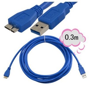 Usb3.0 Data Cable 0.3m High Speed Printer Extension For Mobile Hard <b>Drive</b> Pure Copper Shielded PVC <b>Jacket</b> - Product Image 3