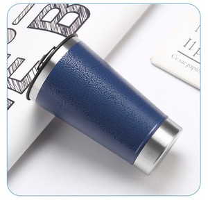 Tasse à café et à bière en acier inoxydable à double paroi isolée de 20 oz en gros vierge personnalisée tasses à vin en vrac avec couvercle - Product Image 5