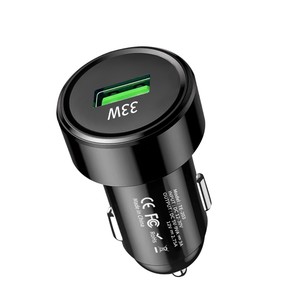 ที่ชาร์จในรถยนต์ QC3.0 33W รองรับการชาร์จเร็วมากพร้อมพอร์ต USB 1พอร์ตอะแดปเตอร์ที่ชาร์จในรถยนต์สำหรับ Samsung/Xiaomi/OPPO/VIVO - Product Image 2