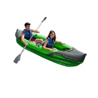 Kayak Inflable de Pesca Leyoumei, Personalizable, de PVC, Doble Grosor, Plegable, Capacidad de Carga de 300 kg, 2 Personas, Gran Venta