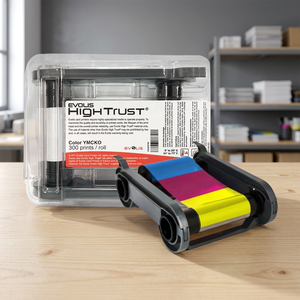 Ruban couleur Evolis High Trust YMCKO 300 impressions R5F208I100 Original pour imprimante de cartes d'identité - Product Image 2