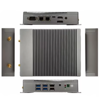 PC Industrial Integrado Sin Ventilador N95 N100, 2 LAN, 6 USB, COM, DP, Tipo-C, Pantalla, Sistema Windows Linux para Automatización Industrial