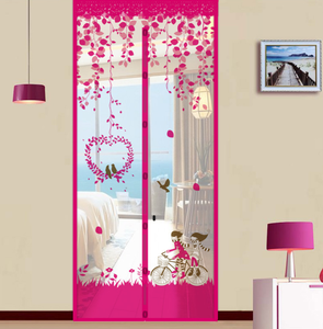 <span class=keywords><strong>Rideau</strong></span> <span class=keywords><strong>de</strong></span> <span class=keywords><strong>porte</strong></span> moustiquaire isolant robuste en maille polyester-coton, mains libres, avec fermeture magnétique, personnalisable - Product Image 4