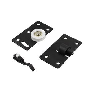 Roulettes de porte coulissante TieLiWang, type B, en plastique, rouleaux supérieur et inférieur pour armoire et placard, fonctionnement fluide - Product Image 1