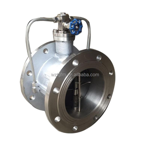 صمام فراشة من الفولاذ المقاوم للصدأ بمقاومة دقيقة وإغلاق بطيء، يمنع ضربات الماء وتدفق المياه العكسية - Product Image 2