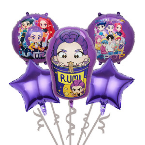 Nuevo juego de globos de papel de aluminio de dibujos animados de cazadores de <span class=keywords><strong>brujas</strong></span> de Anime para decoraciones de escena de fiesta de cumpleaños al por mayor - Product Image 2
