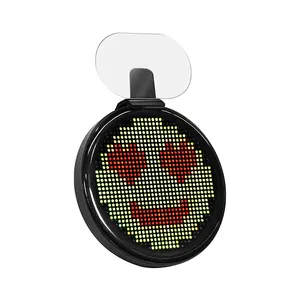 Écran LED pour pare-brise de voiture HI.GROOM, émoticônes lumineuses, contrôle par application Bluetooth, texte, image, GIF, dessin DIY, interaction - Product Image 3