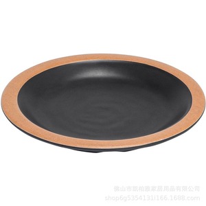 <b>Melamine</b> deep <b>plates</b>, plastic <b>plates</b>, round <b>plates</b>, barbecue restaurant deep dishes, soup <b>plates</b>, rice bowls, braised meat rice - Product Image 4
