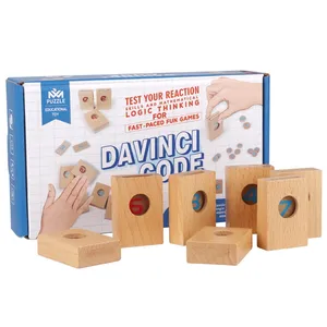 HOYE Logical Thinking Training Gehirn Spielzeug Holz Zahlen Spiel für Kinder & Erwachsene Holz Brettspiel