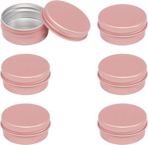 Emballages cosmétiques ronds en aluminium rose gold de 5g, 10g, 15g, 20g, 30g, 50g, 60g pour crème et poudre de thé - Product Image 1